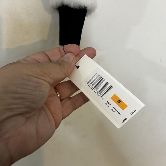 NWT Calvin Klein Performance quarter-zip fleece size S in white, so soft - Picture 5 of 6